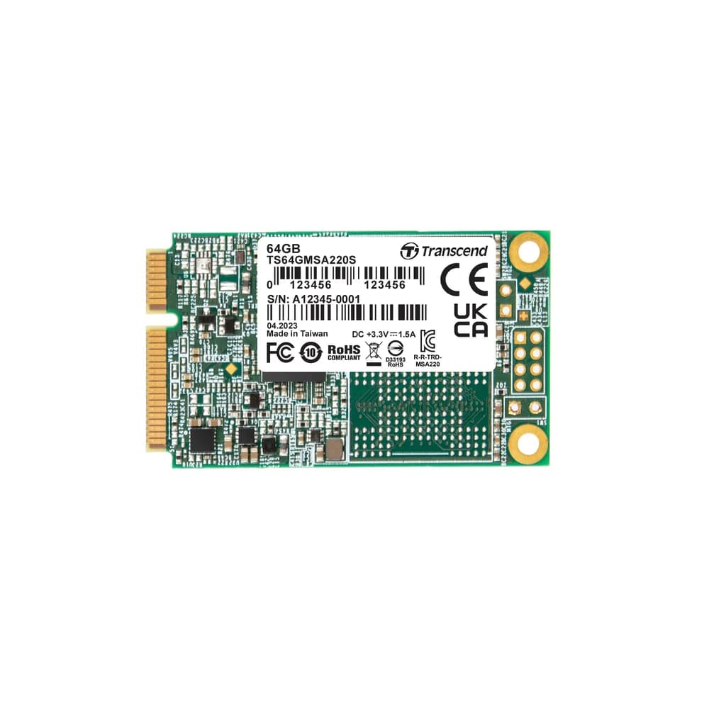 Transcend 220S mSATA SSD - 64 GB