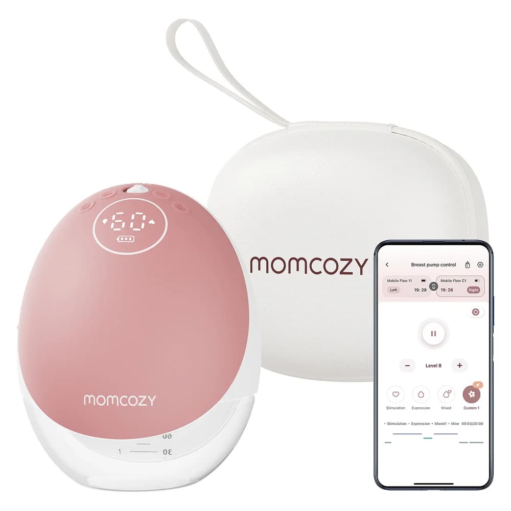 MOMCOZY M9 Mobile Single Milchpumpe Mehrfarbig