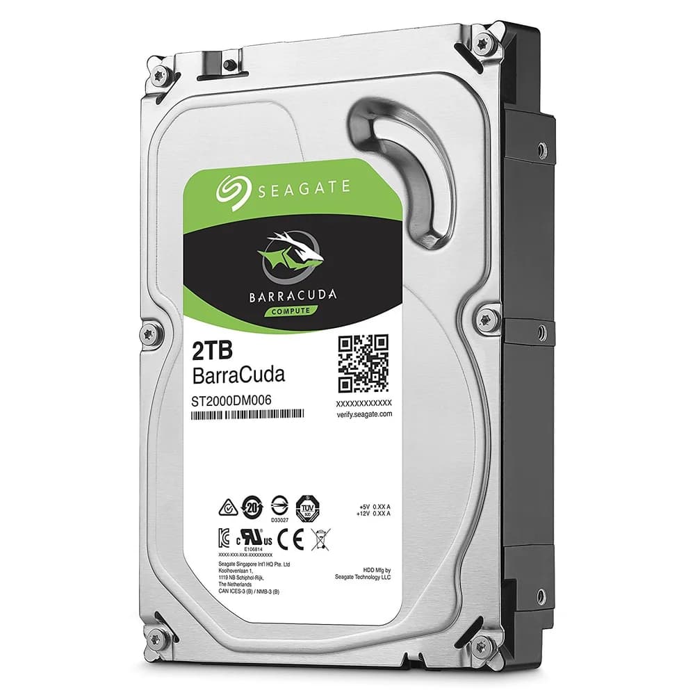 ST2000DM008 - 2TB Festplatte Seagate BarraCuda - Desktop