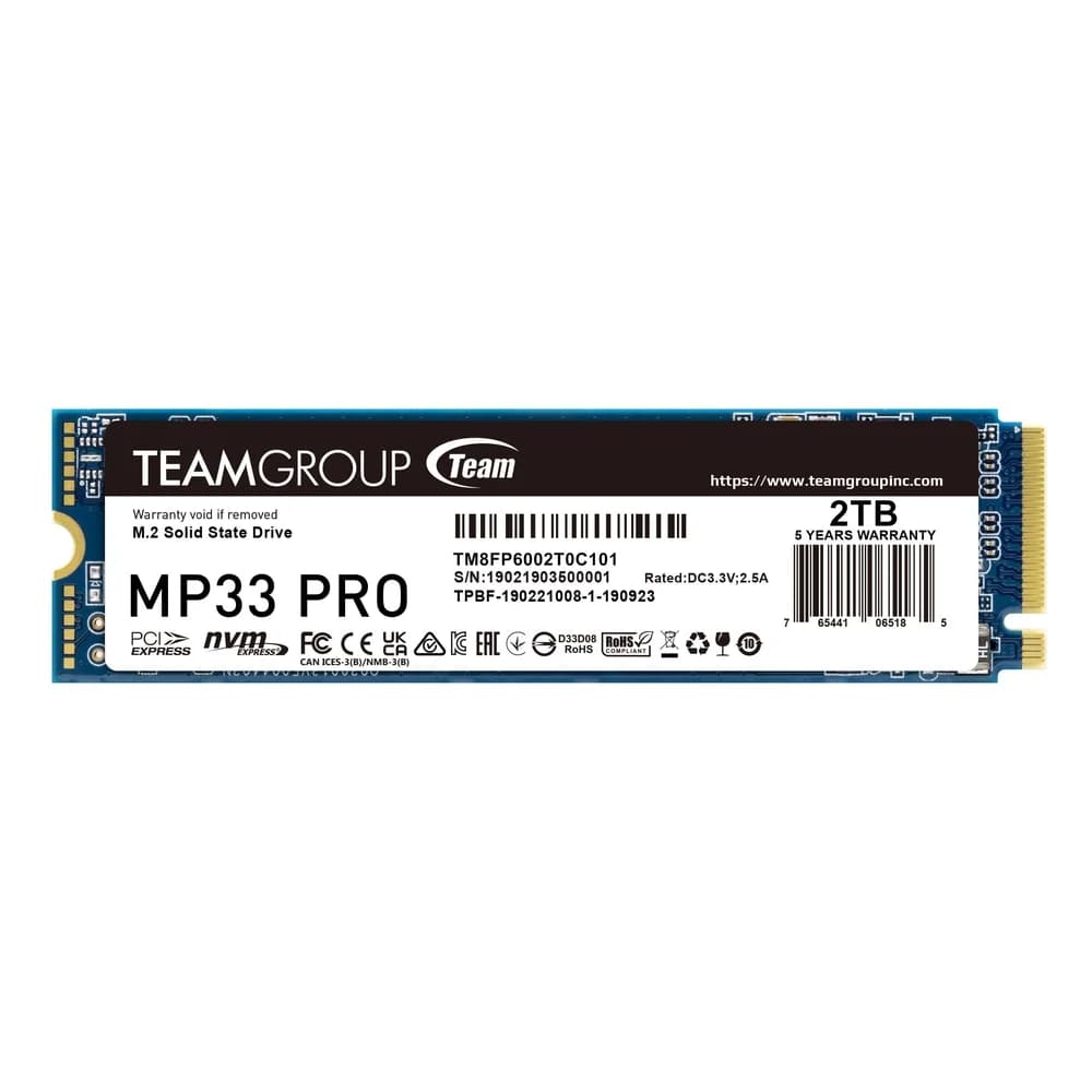 Team Group MP33 PRO M.2 PCIe SSD - 2 TB