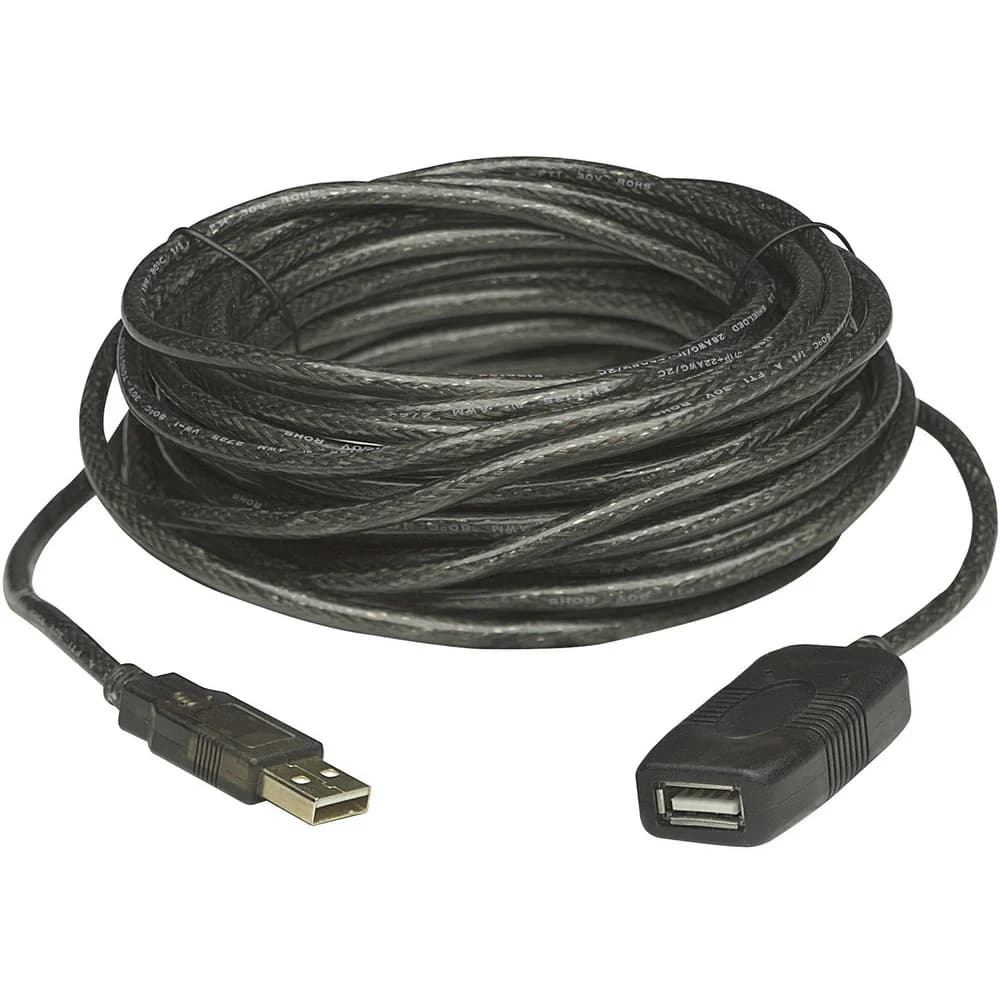 MANHATTAN Hi-Speed USB 2 Repeater Kabel 10 m 150248 USB-Kabel, (10.00 cm)