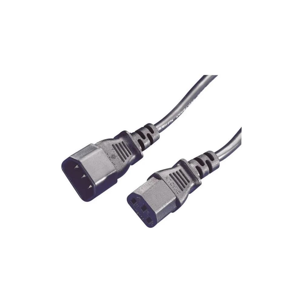Manhattan Stromkabel, Kaltgeräteverlängerung, C14-Stecker auf C13-Buchse, 1,8 m