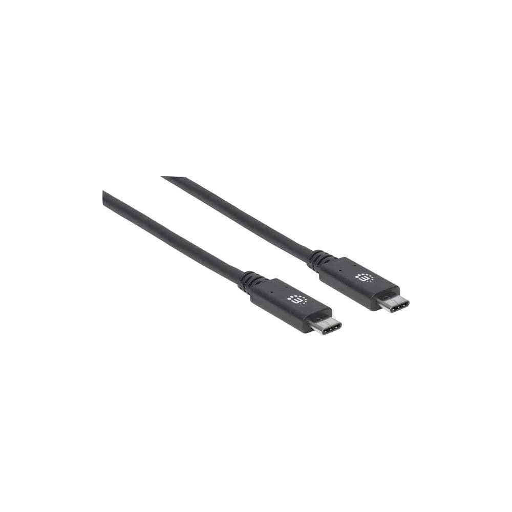 MANHATTAN SuperSpeed+ USB-C® Anschlusskabel USB 3.1 Gen2 Typ C-Stecker 355223 USB-Kabel, beidseitig verwendbarer Stecker