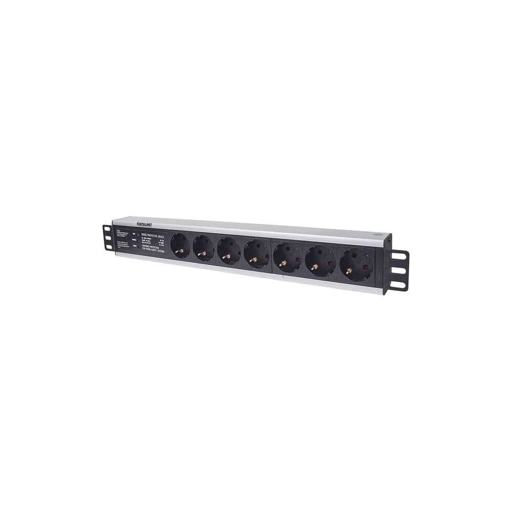INT 714006 - Steckdosenleiste, 19", 7-fach, Schutzkontakt