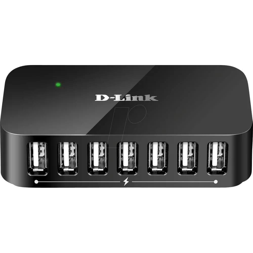 DUB-H7 USB-Hubs - 7 - Schwarz