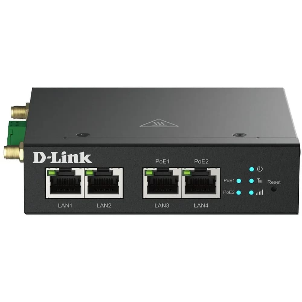D-Link DWM-314-TP/E 4G LTE M2M VPN PoE+ Router