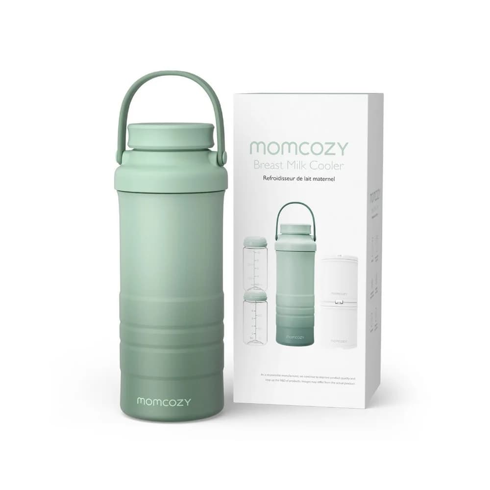 MOMCOZY Tragbare Muttermilchkühlbox Grün