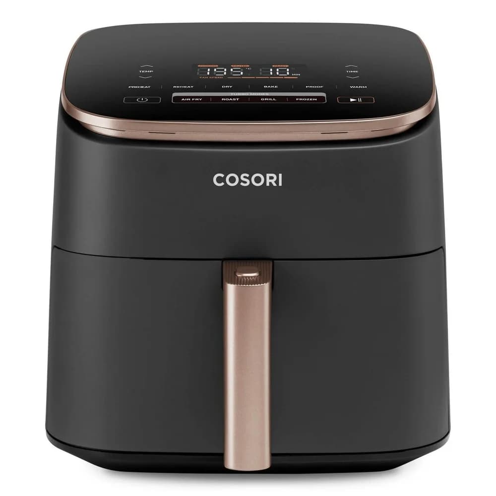 Cosori Turbo Blaze 6.0 Chef Edition Schwarz Air Fryer 6L Keramikbeschichtung