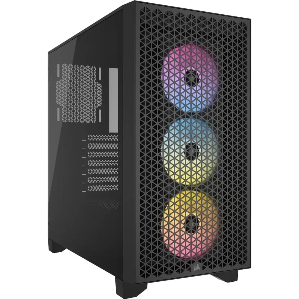 CORSAIR 3000D RGB Airflow schwarz, Glasfenster