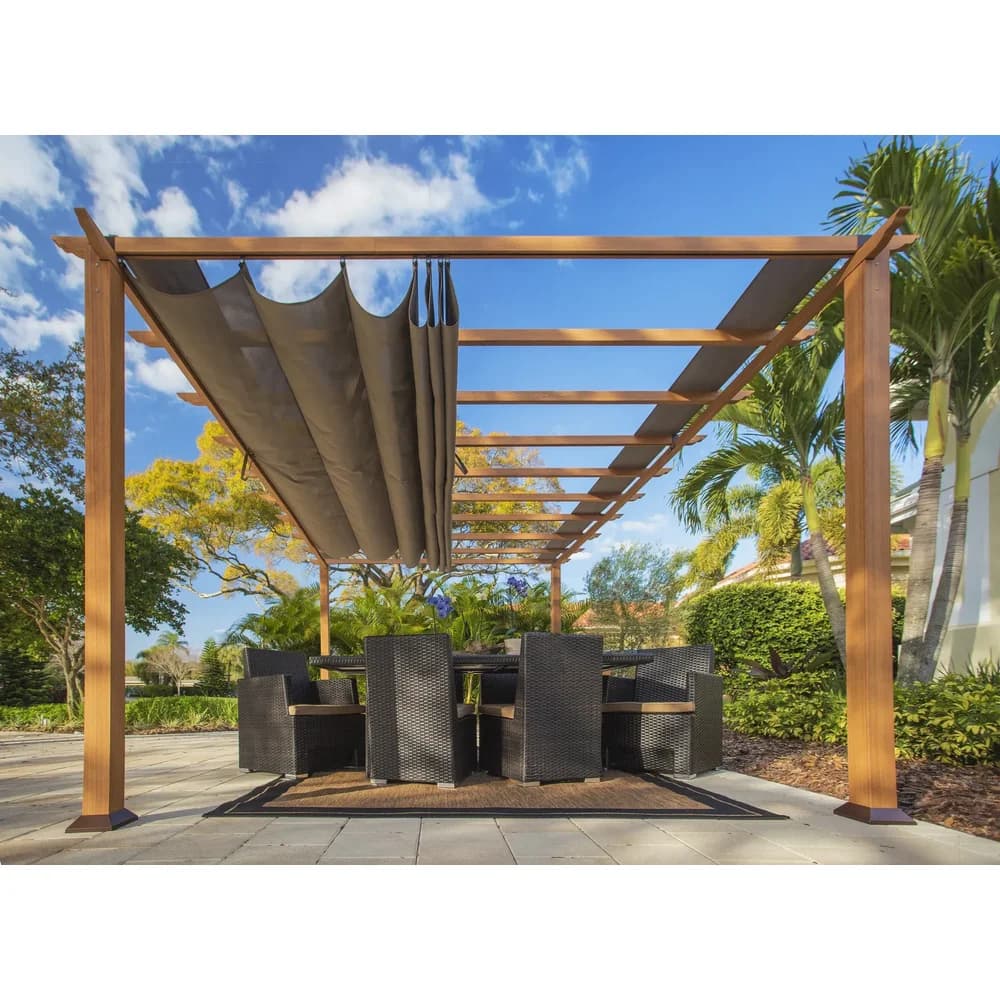 Paragon Pergola Florenz, BxTxH: 505x350x236 cm braun
