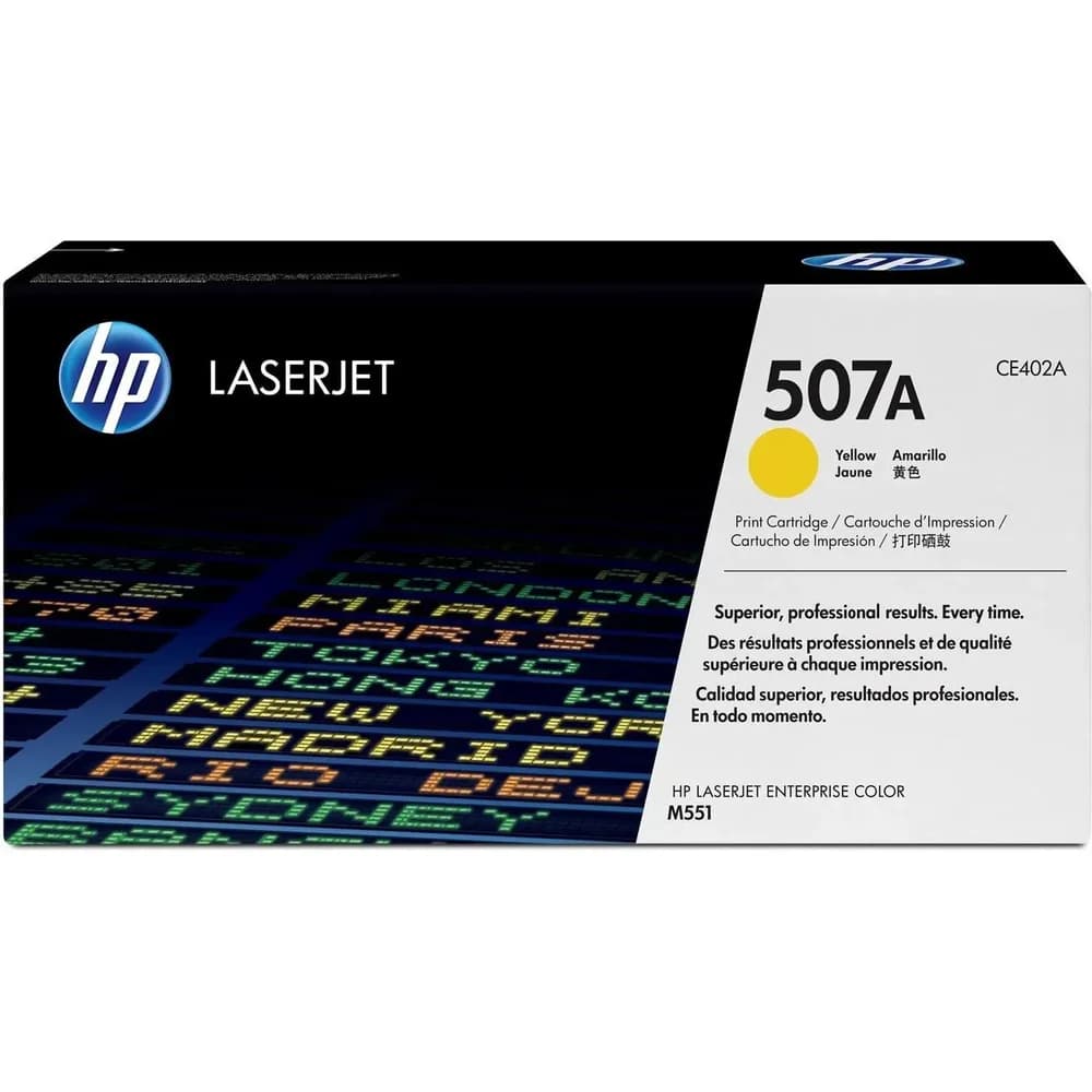 HP Toner 507A gelb