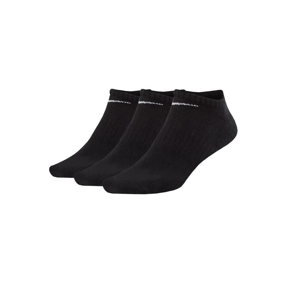 Nike Everyday Cushioned No-Show-Trainingssocken (3er-Pack) schwarz - L