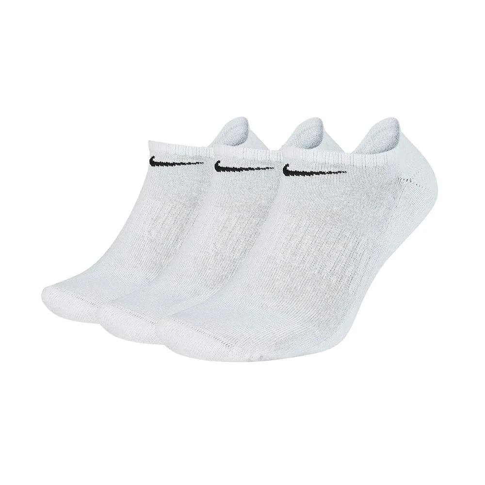 Nike Everyday Cushioned No-Show-Trainingssocken (3er-Pack) weiß/schwarz - XL