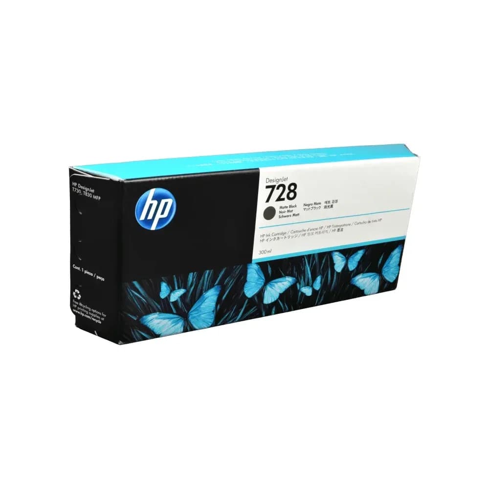HP, Druckerpatrone, 728 (BK)