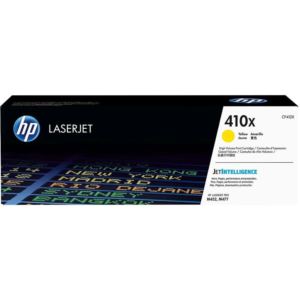 HP Toner 410x gelb