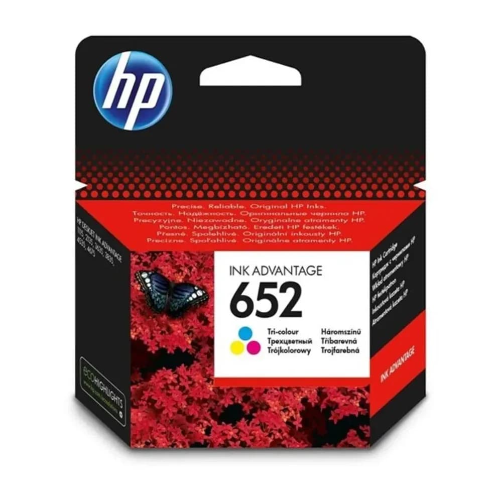 HP Tinte F6V24AE 652 CMY