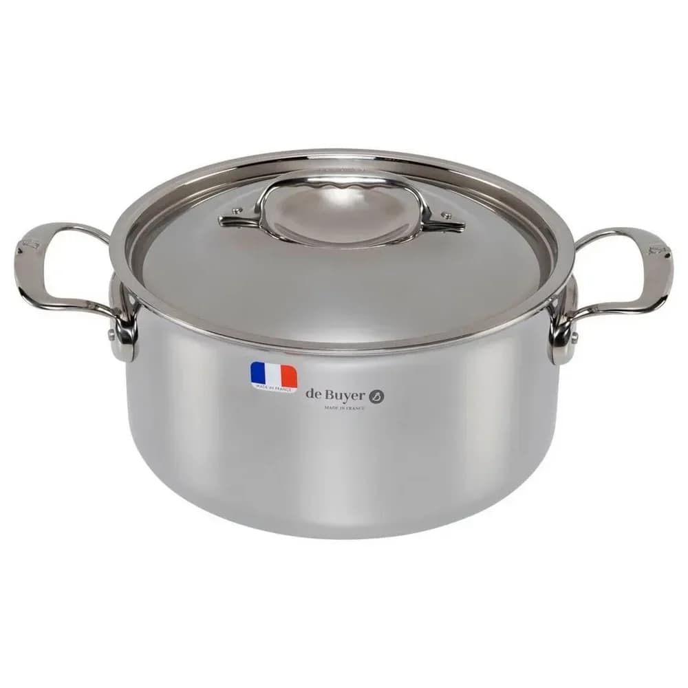de Buyer Kochtopf mit Deckel Affinity Edelstahl 24cm