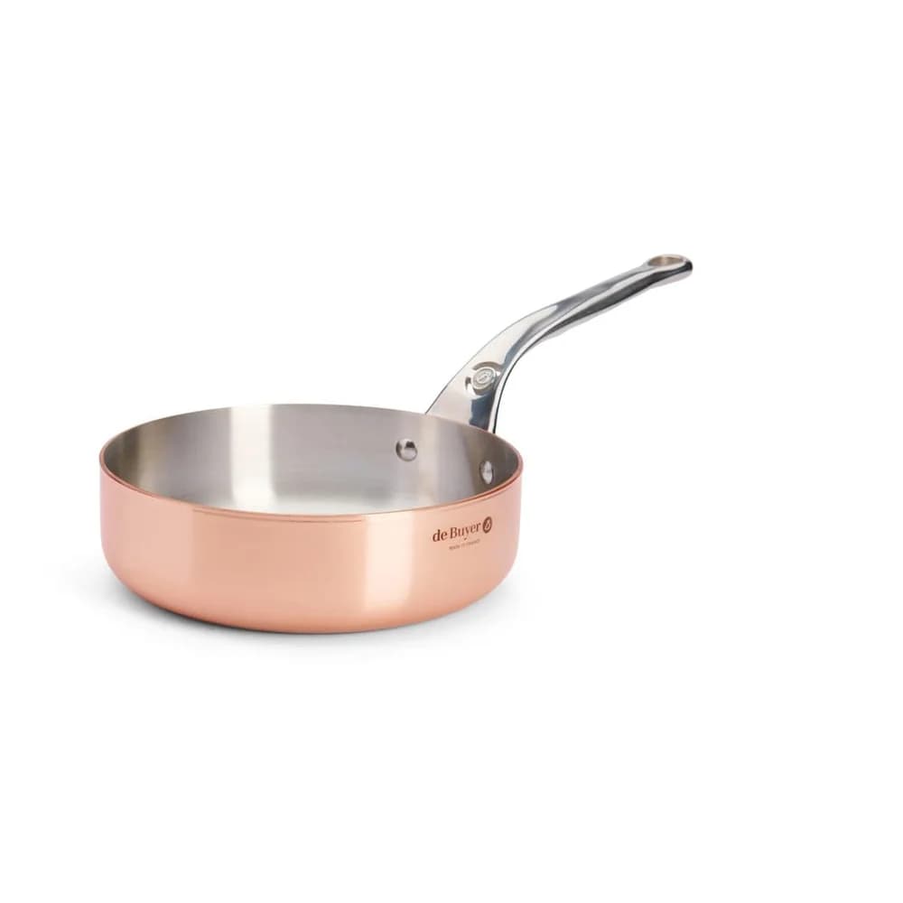 De Buyer Prima Matera Sauteuse Kupfer/Edels. 20cm gerade ind.