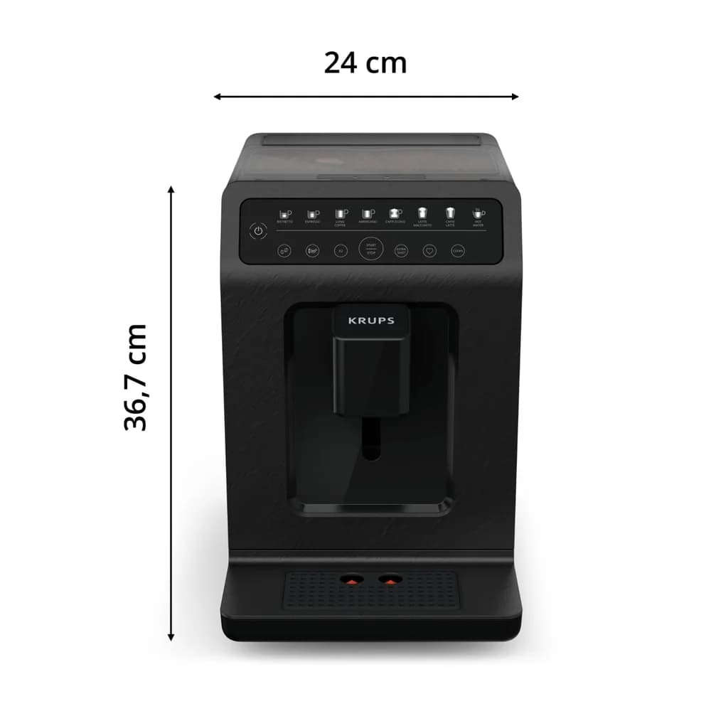 Krups Espresso-Kaffeevollautomat »Evidence Ecodesign EA897B« braun, 26x27x28 cm
