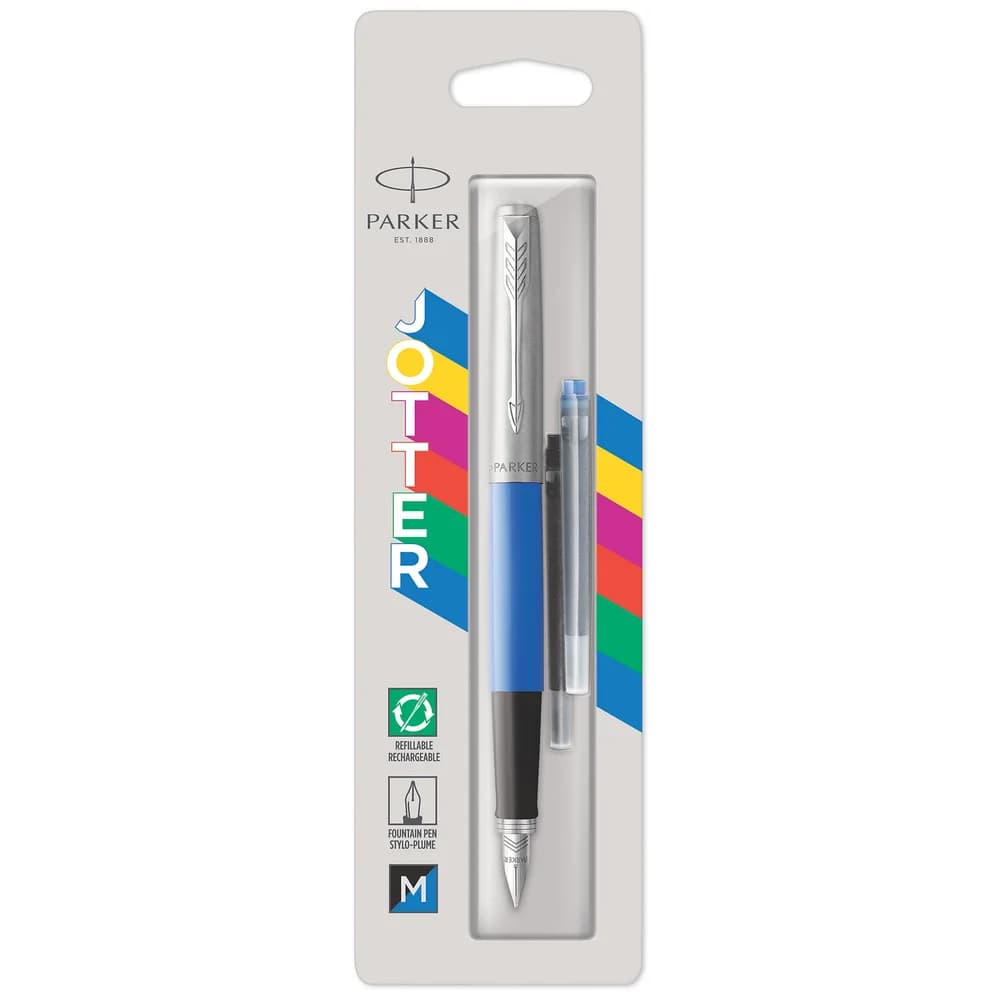 Parker 2096858 Füllfederhalter Blau, Edelstahl 1 Stück(e)