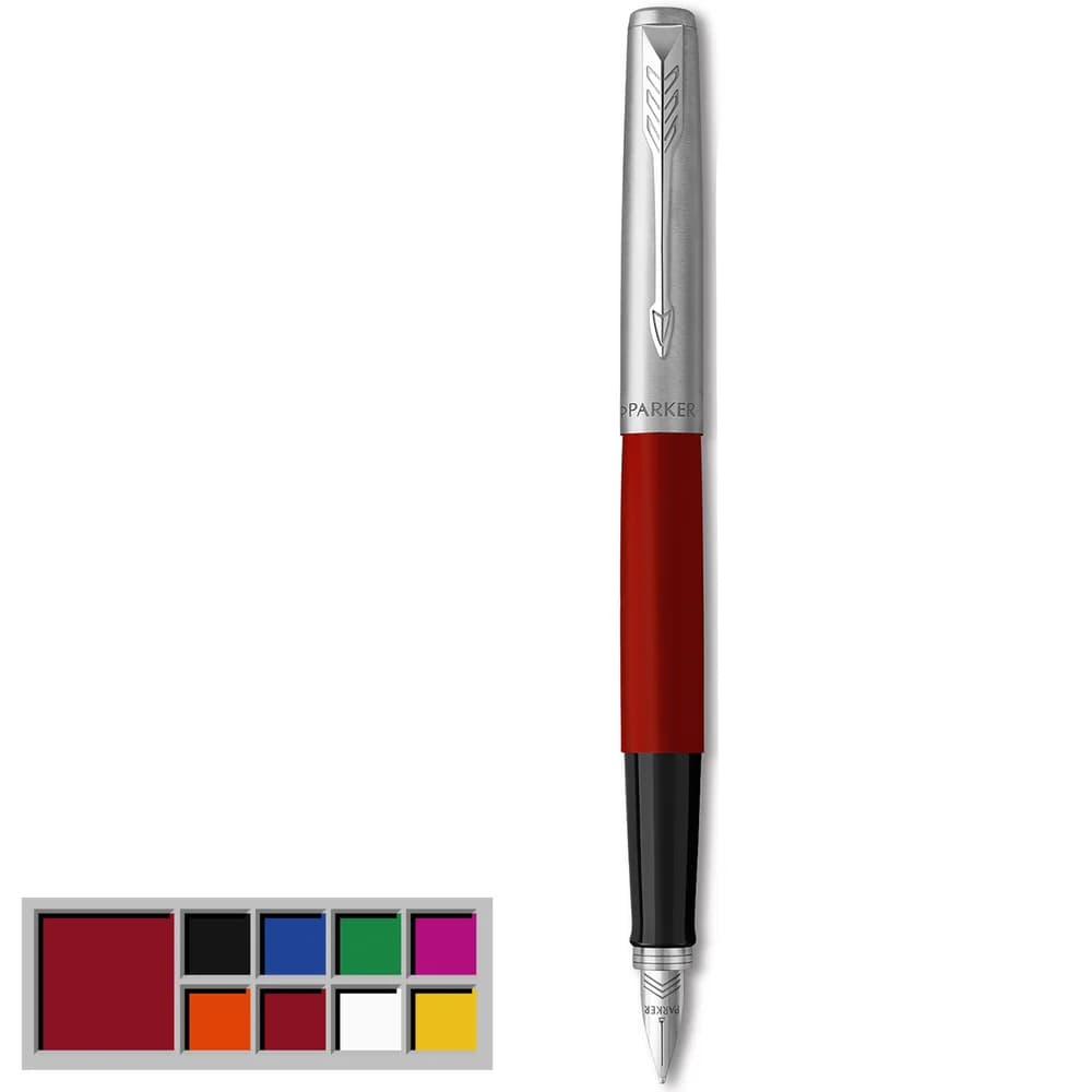 Parker 2096872 Füllfederhalter Rot, Edelstahl 1 Stück(e)