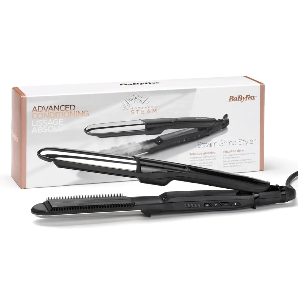 BaByliss ST496E Steam Shine Styler Glätteisen