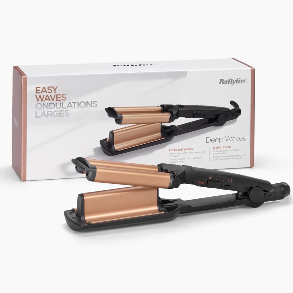 BaByliss Curling Iron (W2447E) Deep Waves black bronze