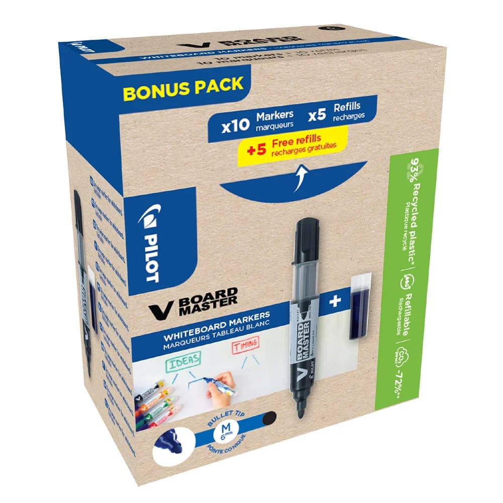 PILOT Whiteboard Marker V-Board Master Greenpack