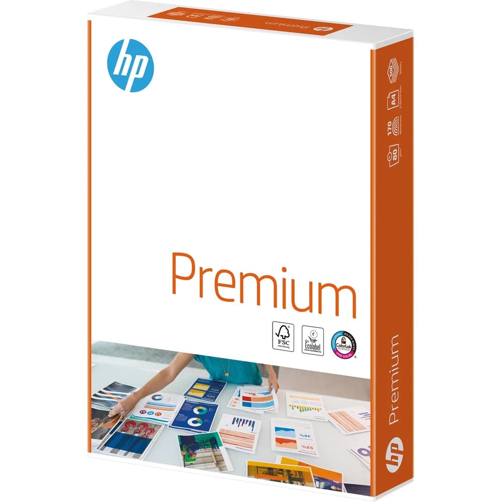 HP Premium DIN A4 Druckerpapier Weiß