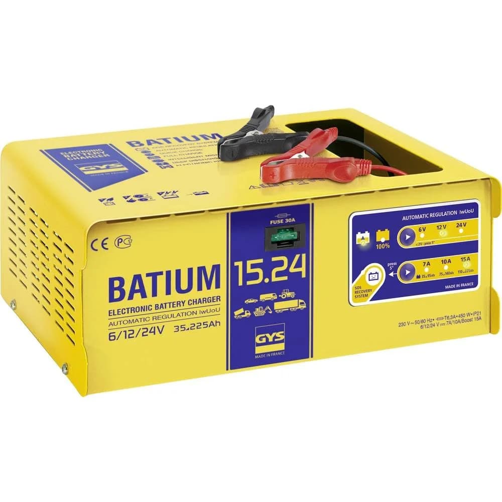 Batterieladegerät BATIUM 15-24 6/12/24V 35-225Ah / Ladestrom 22/7-10-15A / max.