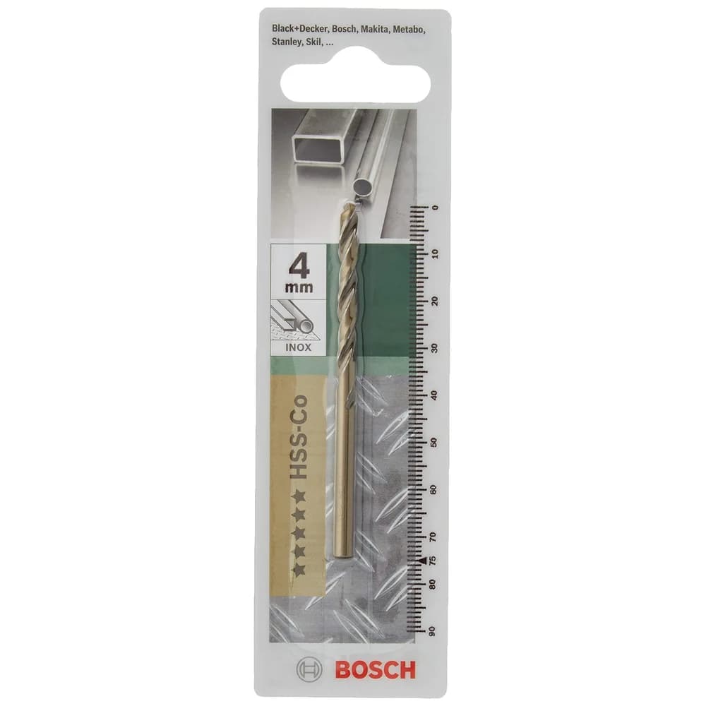 Bosch Metallbohrer HSS-Co DIN 338 D= 4,0 mm L= 75 mm - 2609255068