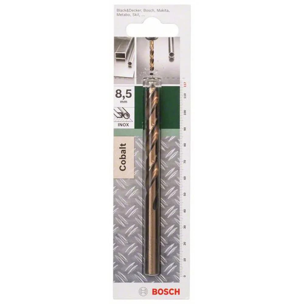 Bosch Metallbohrer HSS-Co DIN 338 D= 8,5 mm L= 117 mm - 2609255080