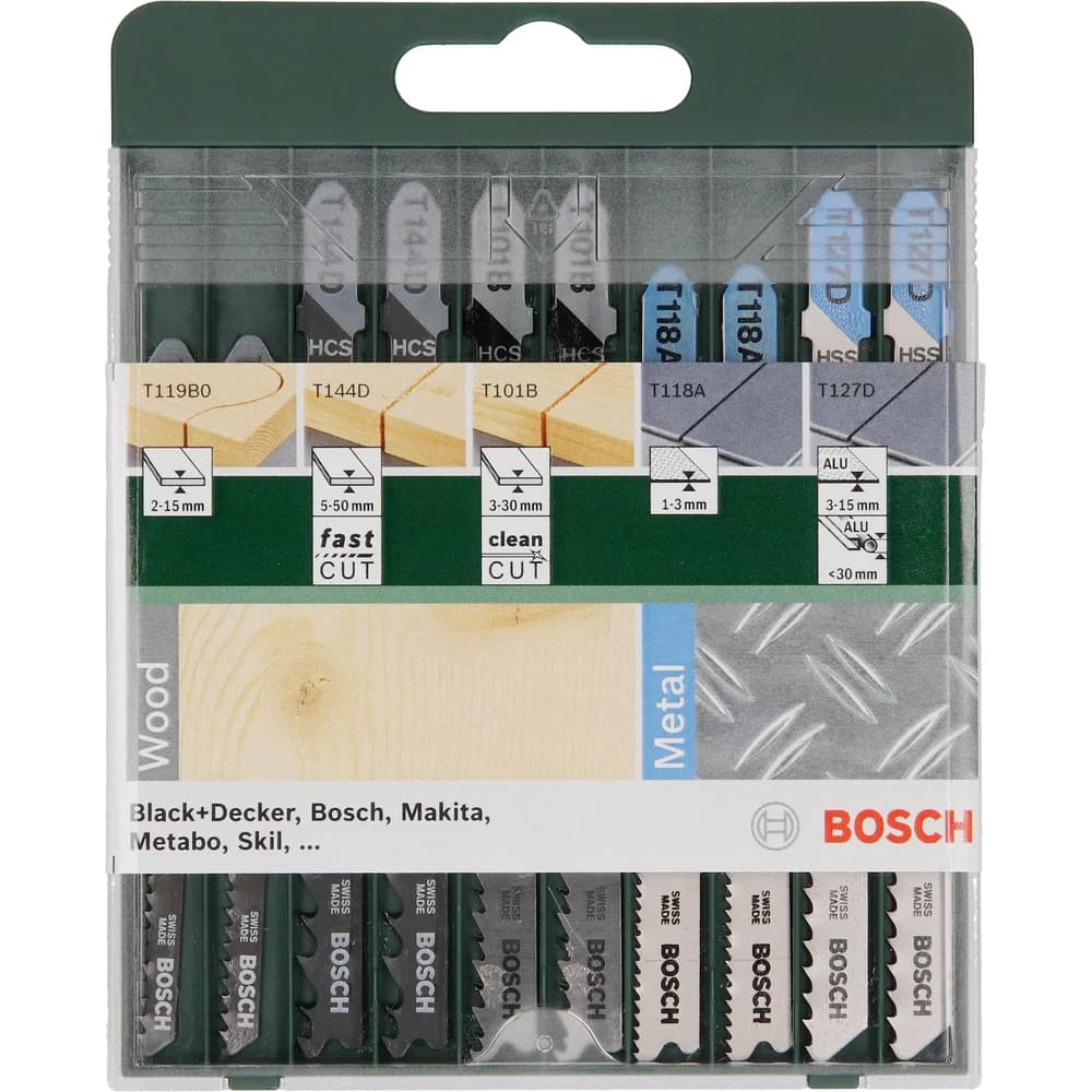 10-piece jigsaw "WM" blade set