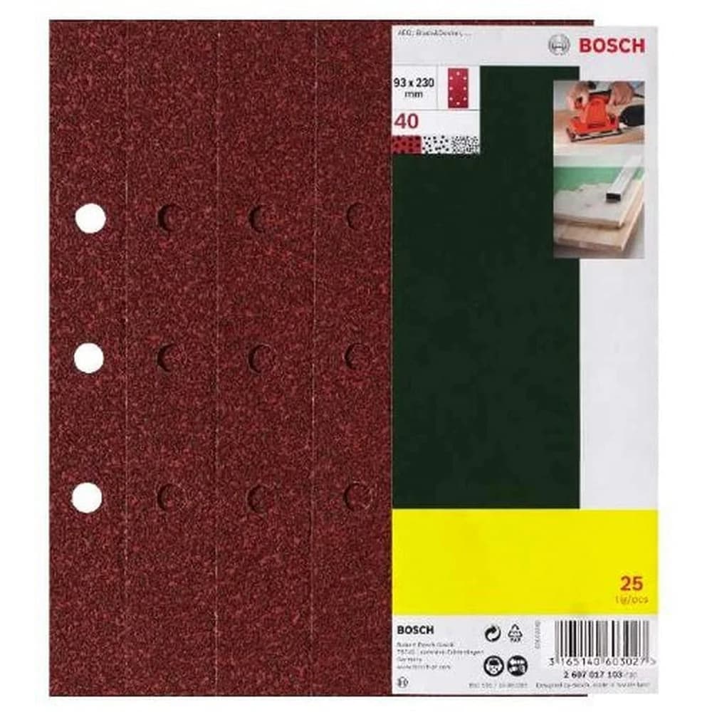 BOSCH Schleifblätter 25 St.
