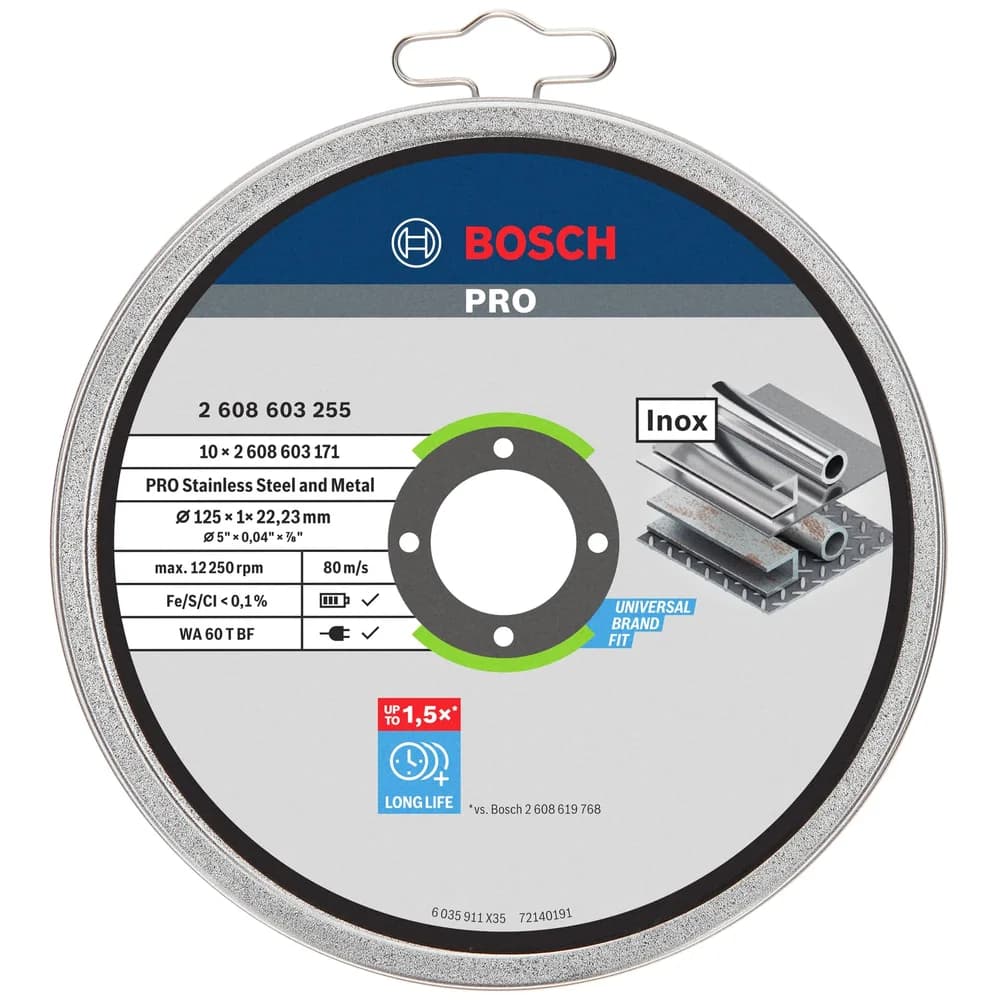 Standard for INOX WA 60 T BF