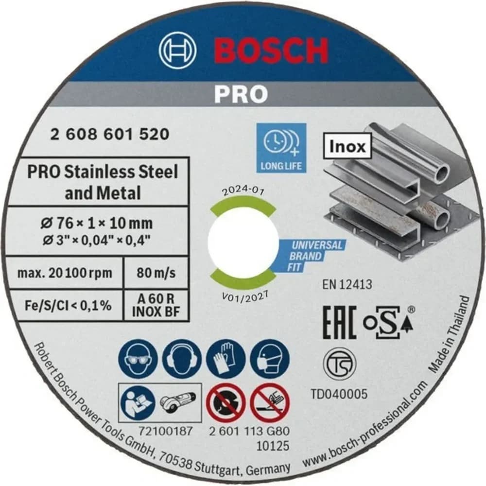 BOSCH Trennscheiben Expert for Inox