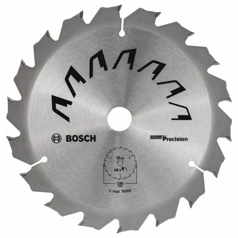 Bosch Kreissägeblatt PRECISION D= 150 mm Bohrung= 16 mm Z= 18 - 2609256D62