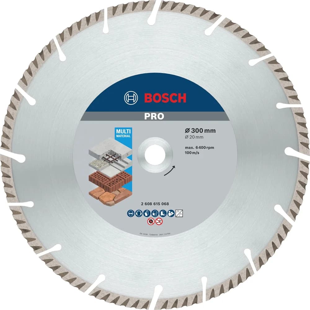 Bosch PRO Multi Material Diamanttrennscheibe 300 x 20 mm - 2608615068