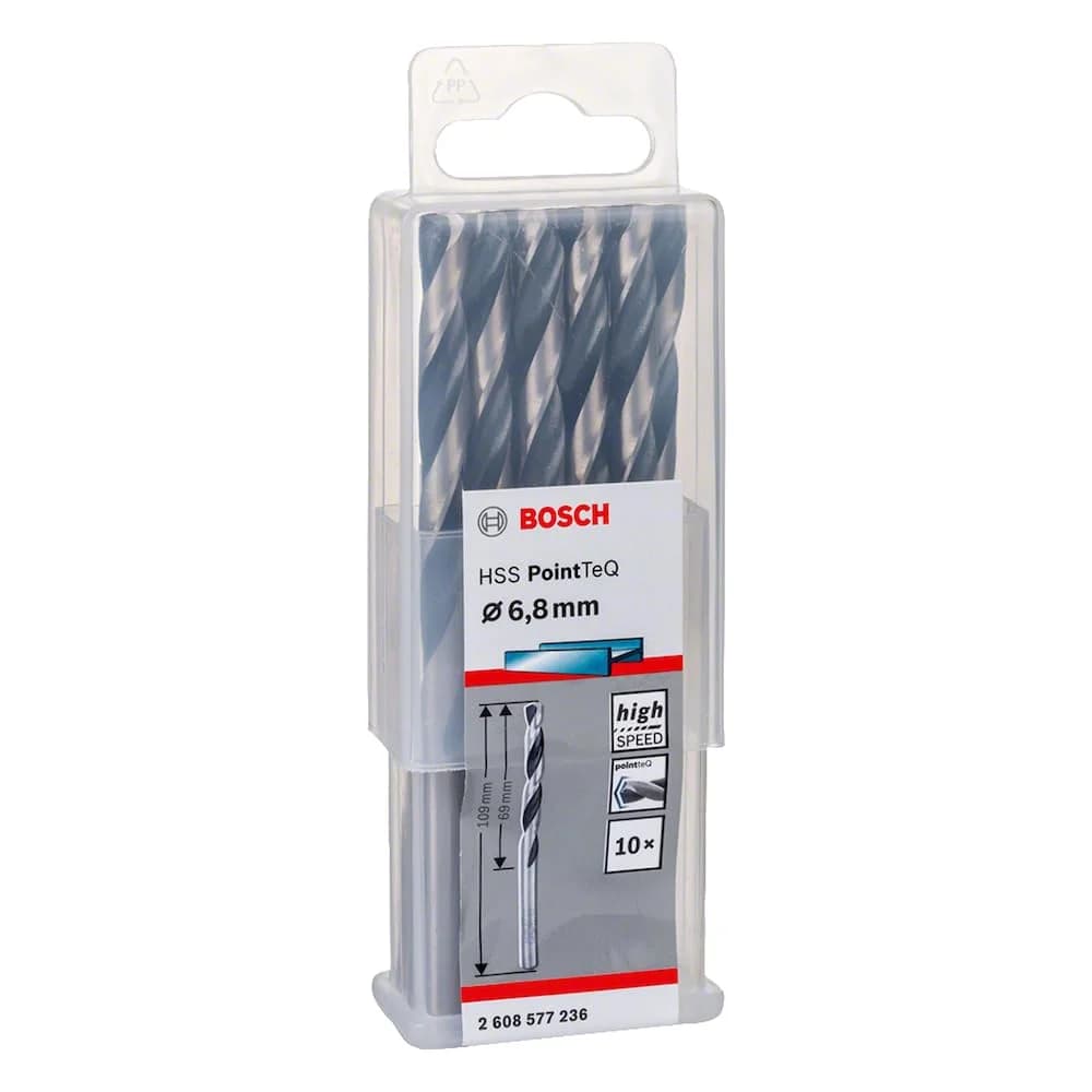 Bosch Metallspiralbohrer HSS PointTeQ DIN 338 6,8 mm
