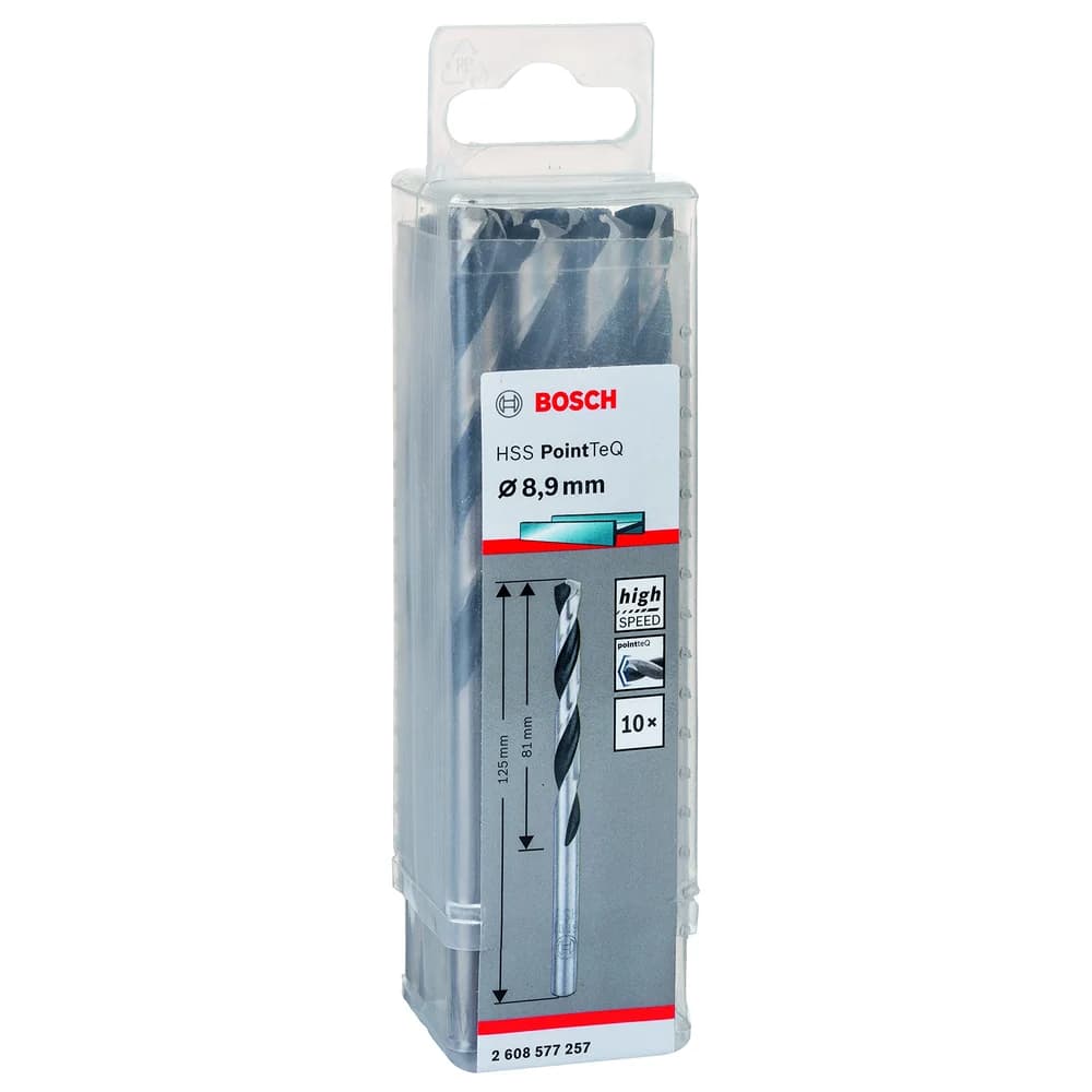 Bosch Metallspiralbohrer HSS PointTeQ DIN 338 8,9 mm