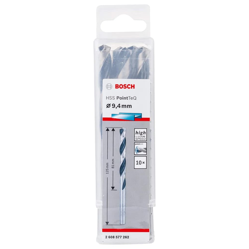 Bosch Metallspiralbohrer HSS PointTeQ DIN 338 9,4 mm