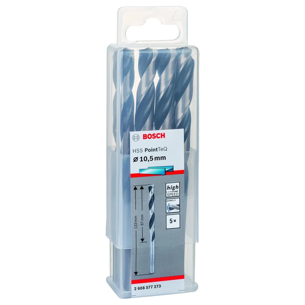 Bosch Metallspiralbohrer HSS PointTeQ DIN 338 10,5 mm