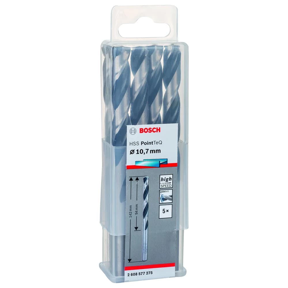 Bosch Metallspiralbohrer HSS PointTeQ DIN 338 10,7 mm