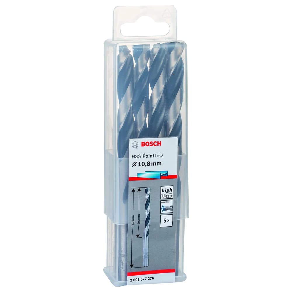 Bosch Metallspiralbohrer HSS PointTeQ DIN 338 10,8 mm