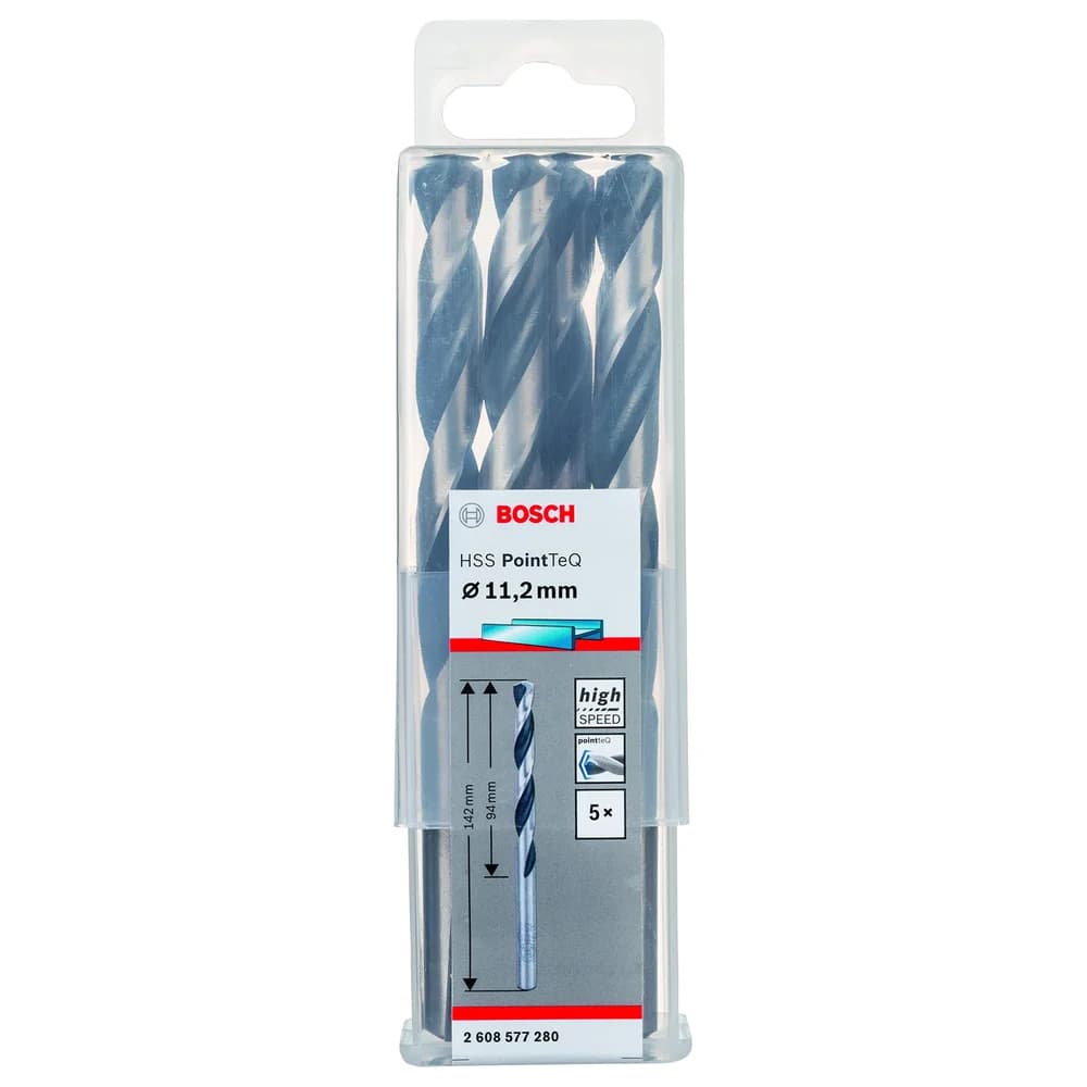 Bosch Metallspiralbohrer HSS PointTeQ DIN 338 11,2 mm