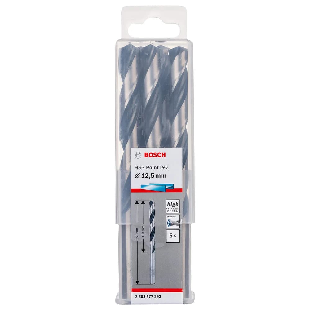 Bosch Metallspiralbohrer HSS PointTeQ DIN 338 12,5 mm