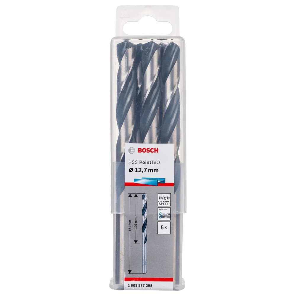 Bosch Metallspiralbohrer HSS PointTeQ DIN 338 12,7 mm