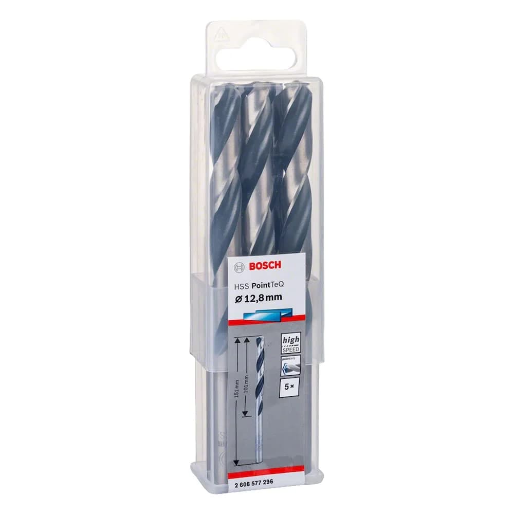 Bosch Metallspiralbohrer HSS PointTeQ DIN 338 12,8 mm