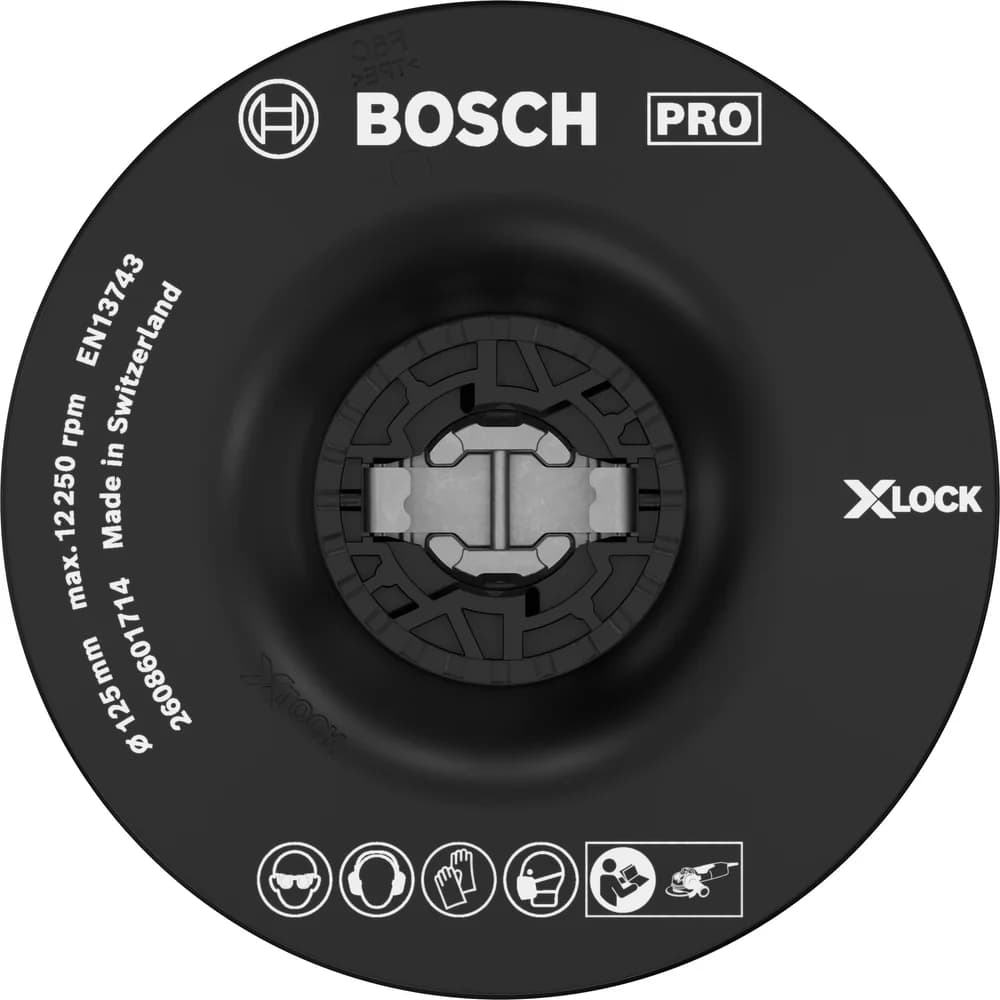 BAGSKIVE PLAST X-LOCK SOFT 125MM