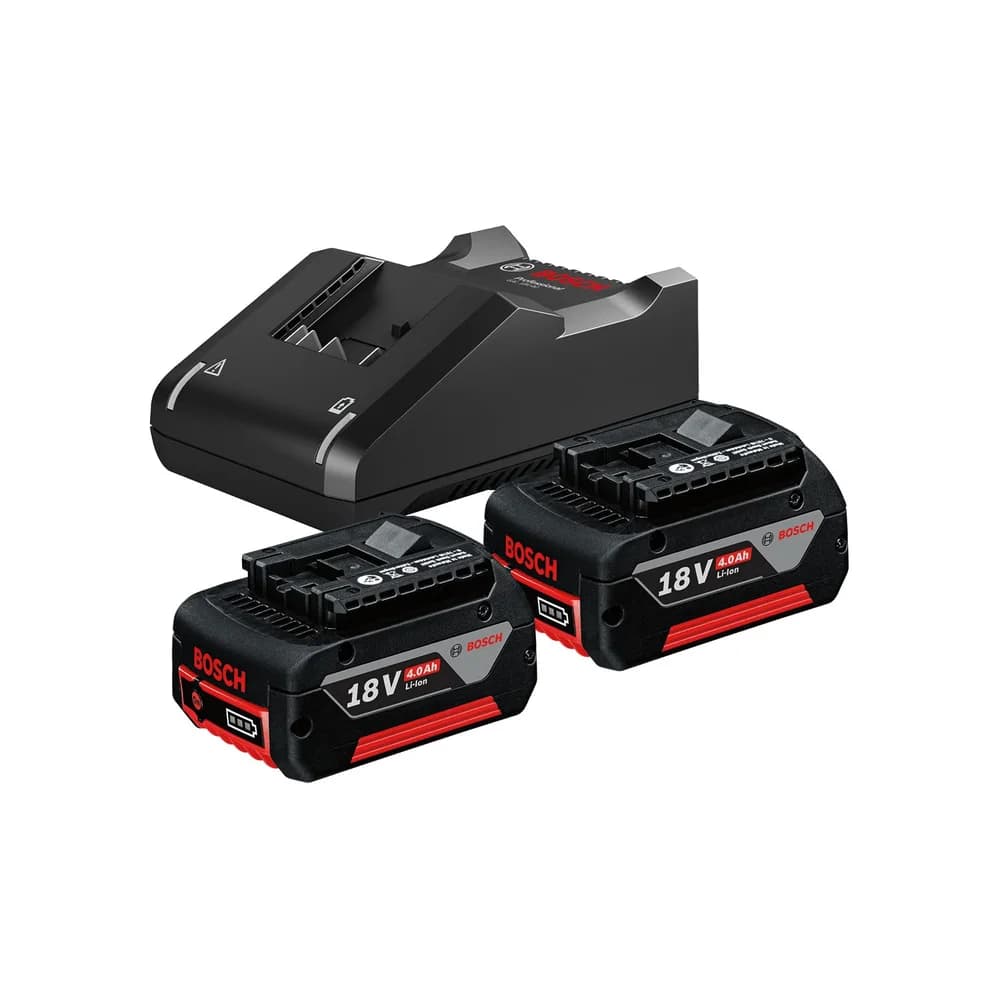 Bosch 2x 4.0Ah + GAL 18V-40 Akku